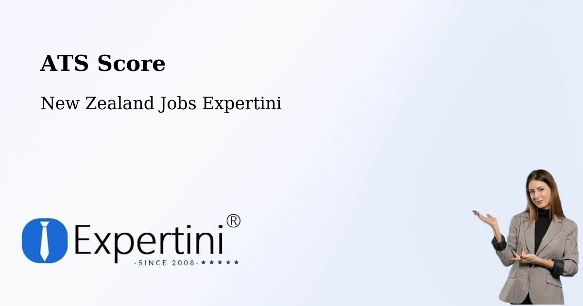 ATS Score - New Zealand Jobs Expertini