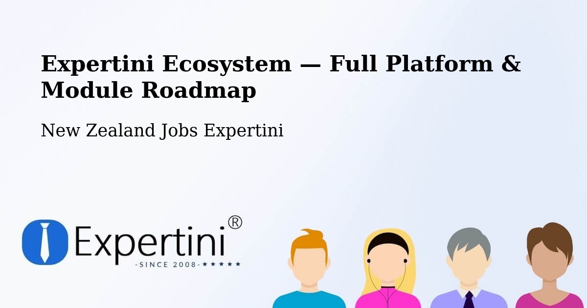 Expertini Ecosystem — Full Platform & Module Roadmap – Levin